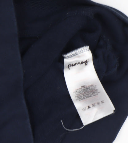 Womens UK Size S Money Blue Pullover Sweatshirt