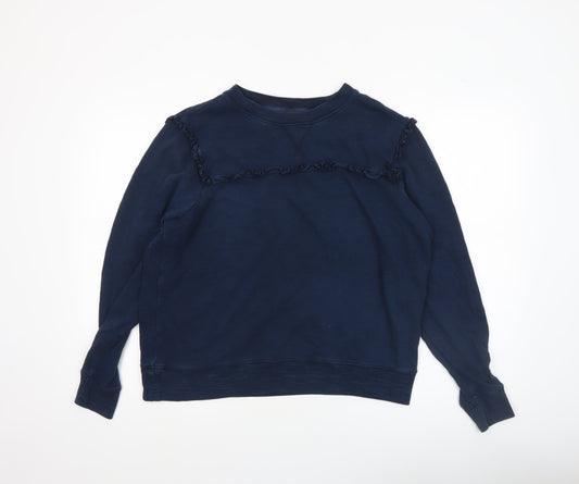 Womens UK Size 14 Marks and Spencer Blue Pullover Sweatshirt