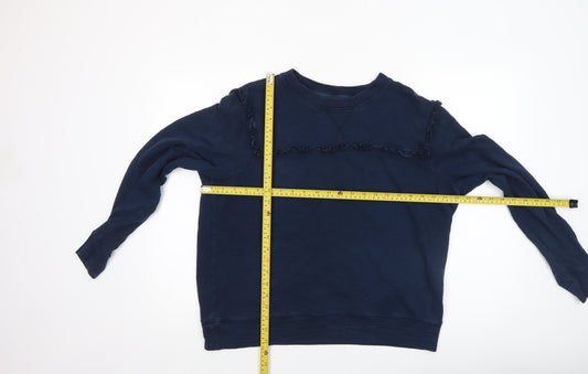 Womens UK Size 14 Marks and Spencer Blue Pullover Sweatshirt