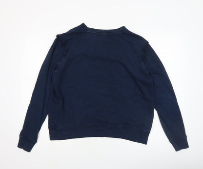 Womens UK Size 14 Marks and Spencer Blue Pullover Sweatshirt