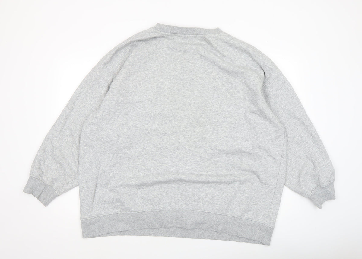 Mens UK Size XL H&M Grey Pullover Sweatshirt