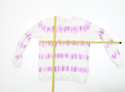 Womens UK Size S Strong Girls Club Multicoloured Pullover Sweatshirt