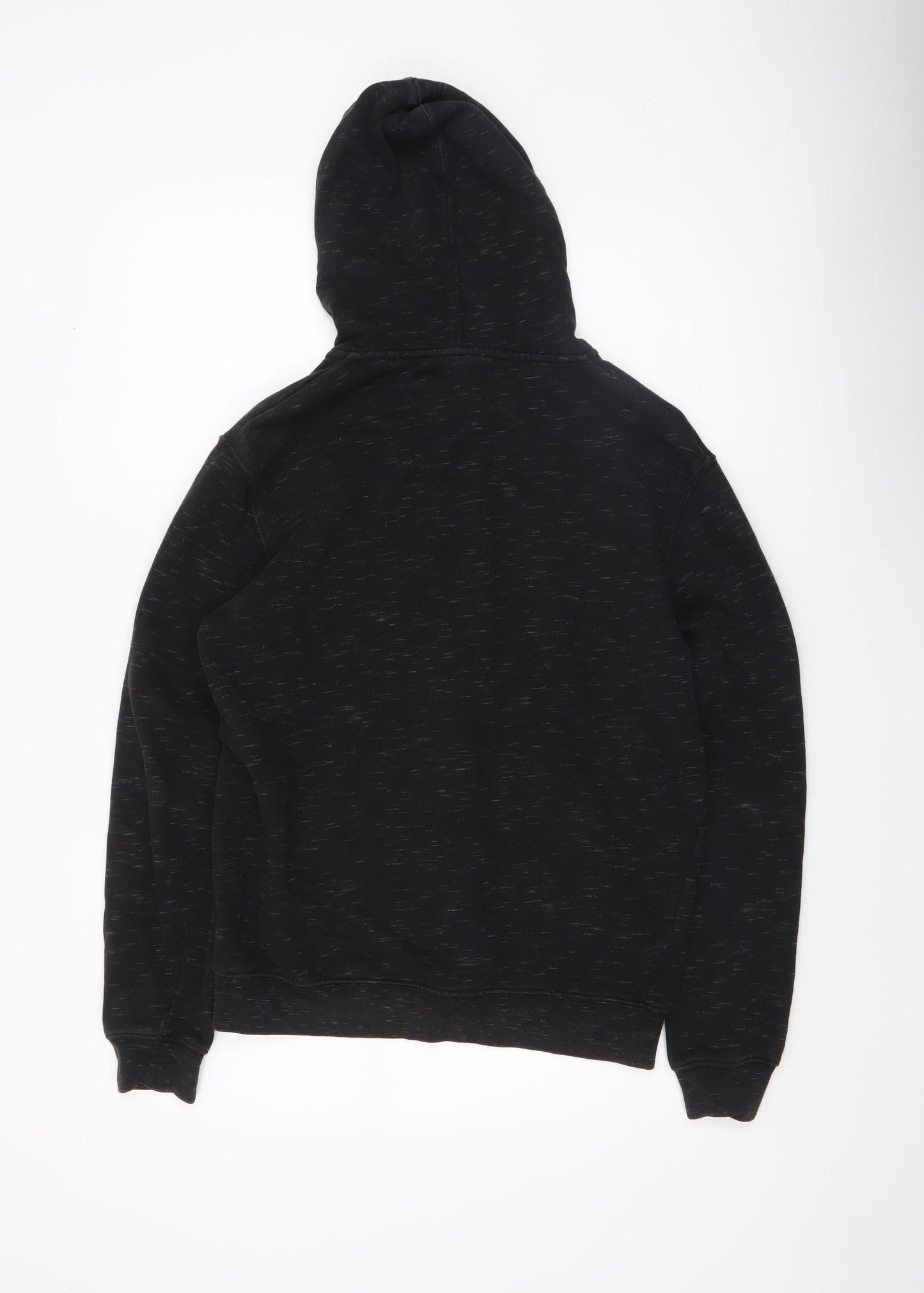 Mens UK Size M Zara Black Full Zip Hoodie