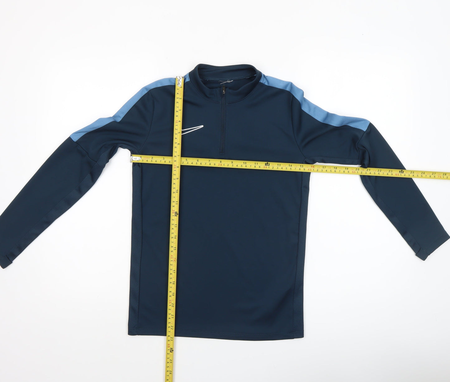Womens UK Size M Nike Blue Running & JoggingGym & TrainingFootball T-Shirt