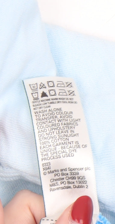 Womens UK Size 6 Marks and Spencer Blue Pullover Sweatshirt