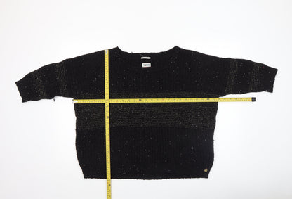 Womens UK Size XL Hilfiger Denim Black Pullover Jumper