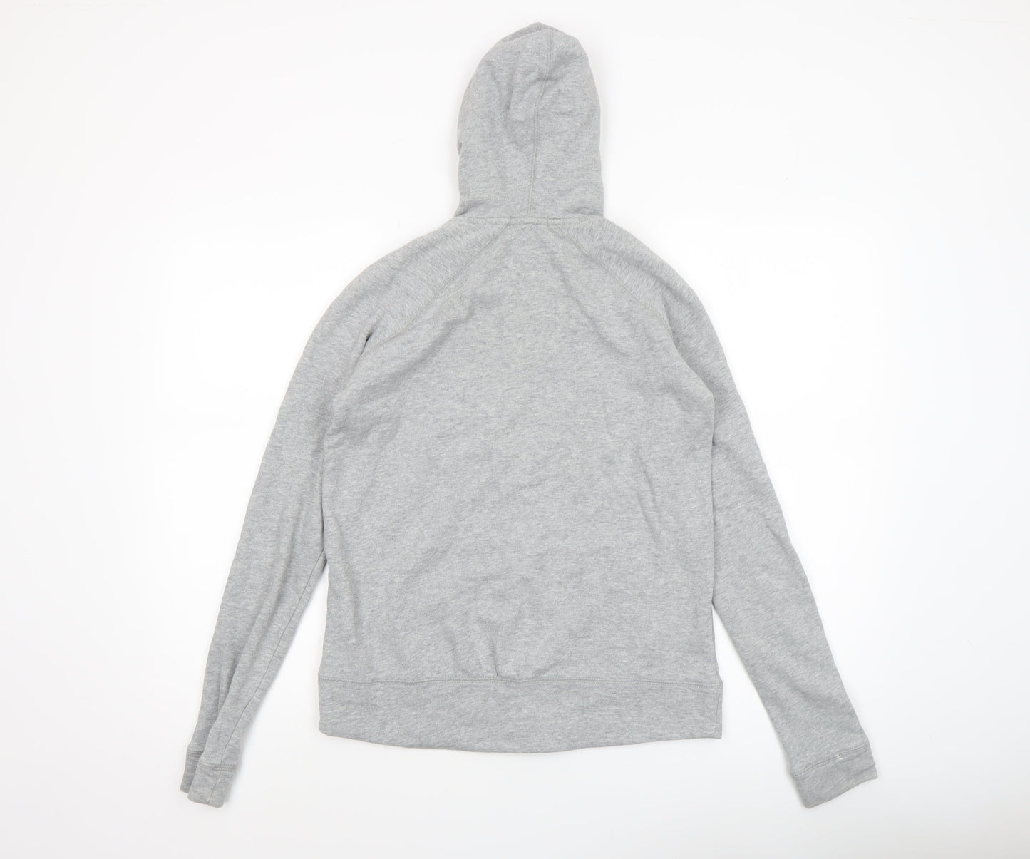 Unisex Adults UK Size XS Hush Grey Full Zip Hoodie