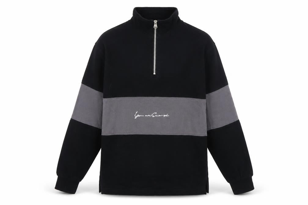 Mens UK Size S YAE Black Pullover Sweatshirt