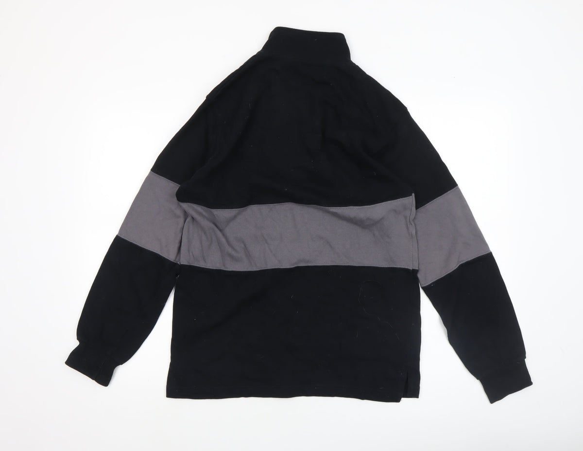 Mens UK Size S YAE Black Pullover Sweatshirt