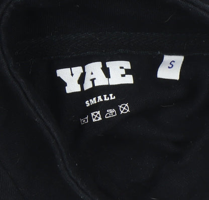 Mens UK Size S YAE Black Pullover Sweatshirt