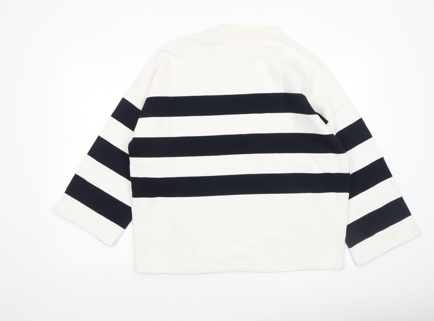 Womens UK Size S RESERVED White Pullover Sweatshirt