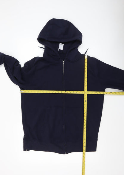 Mens UK Size S DECATHLON Blue Full Zip Hoodie