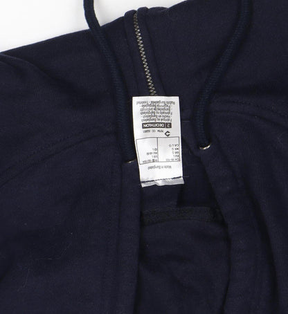 Mens UK Size S DECATHLON Blue Full Zip Hoodie