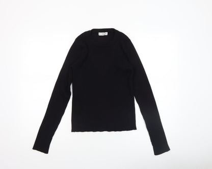 Womens UK Size 12 MNG Black Pullover Jumper