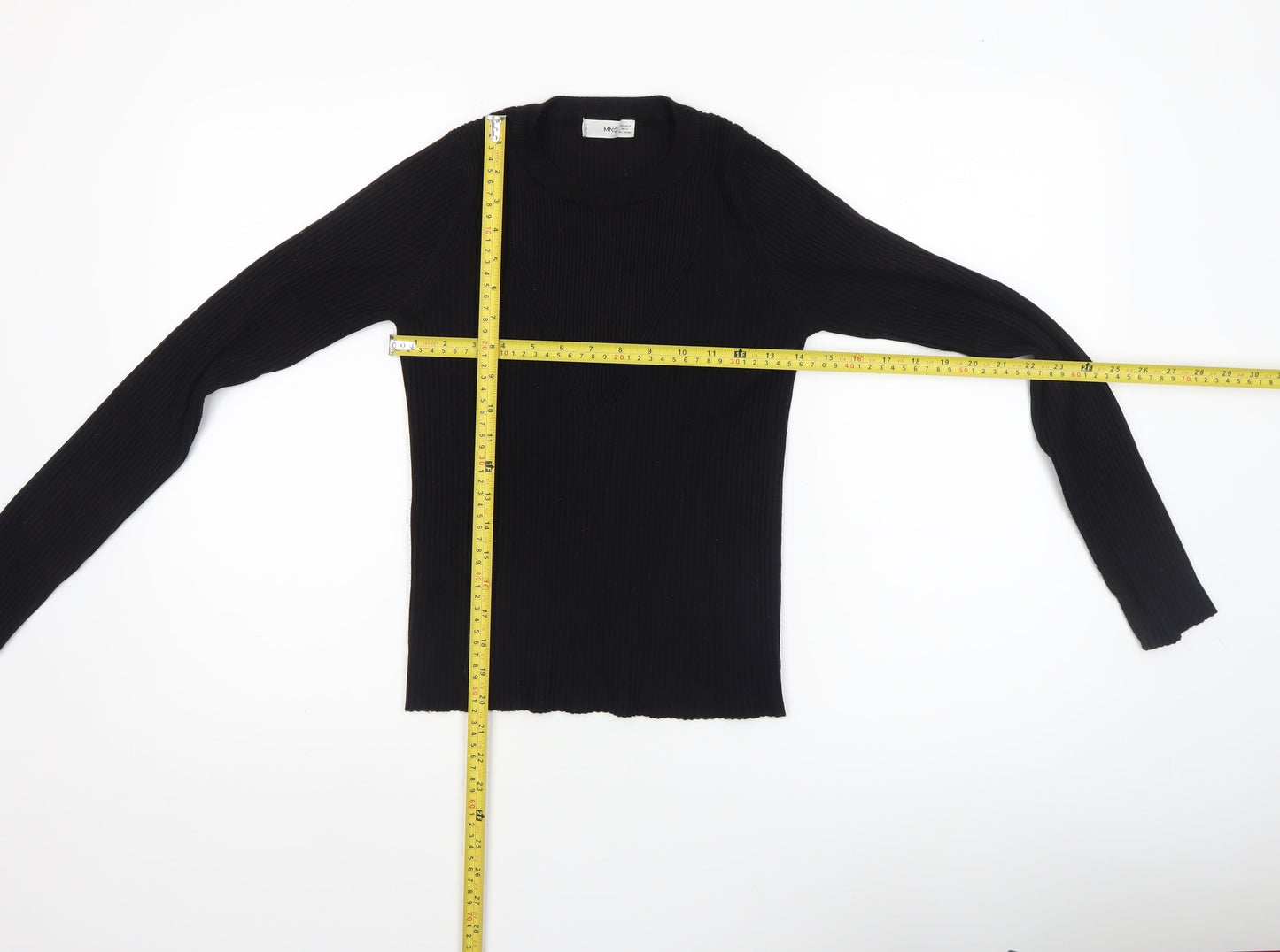 Womens UK Size 12 MNG Black Pullover Jumper