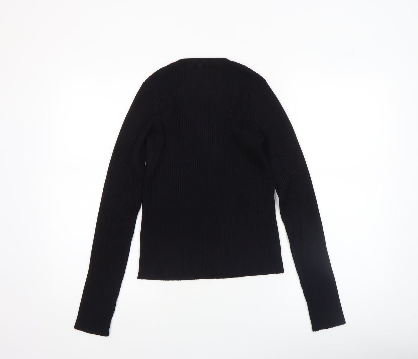 Womens UK Size 12 MNG Black Pullover Jumper