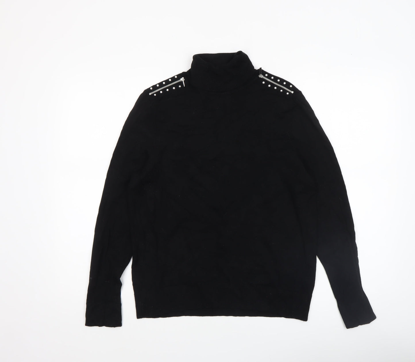 Womens UK Size 12 Wallis Black Pullover Jumper
