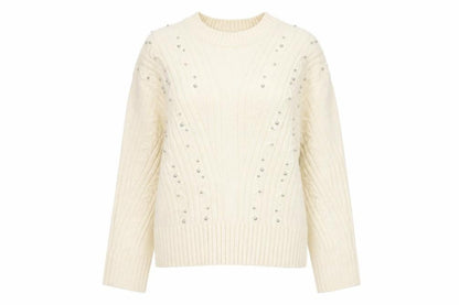 Womens UK Size S Marks and Spencer Ivory Pullover Jumper