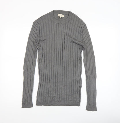 Womens UK Size M River Island Grey Pullover Jumper