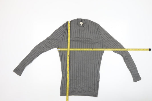 Womens UK Size M River Island Grey Pullover Jumper