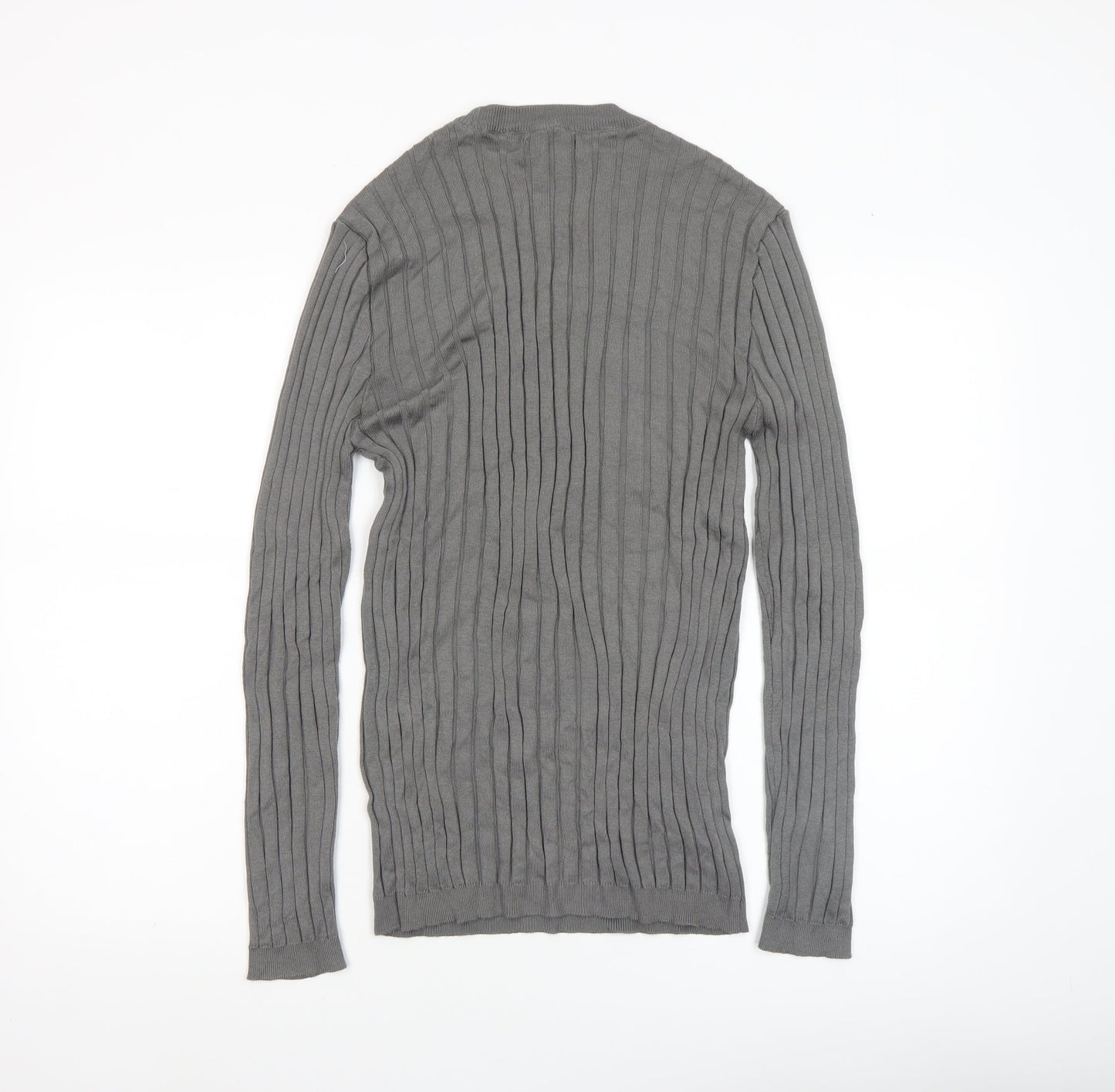 Womens UK Size M River Island Grey Pullover Jumper