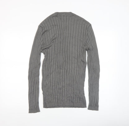Womens UK Size M River Island Grey Pullover Jumper