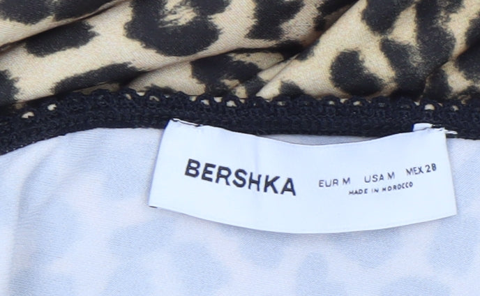 Womens UK Size M Bershka Straight & Pencil Jersey Skirt