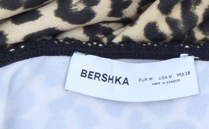 Womens UK Size M Bershka Straight & Pencil Jersey Skirt