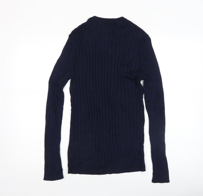 Womens UK Size M River Island Blue Pullover Jumper