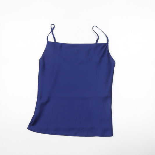 Womens UK Size 10 Oasis Blue Camisole Tank