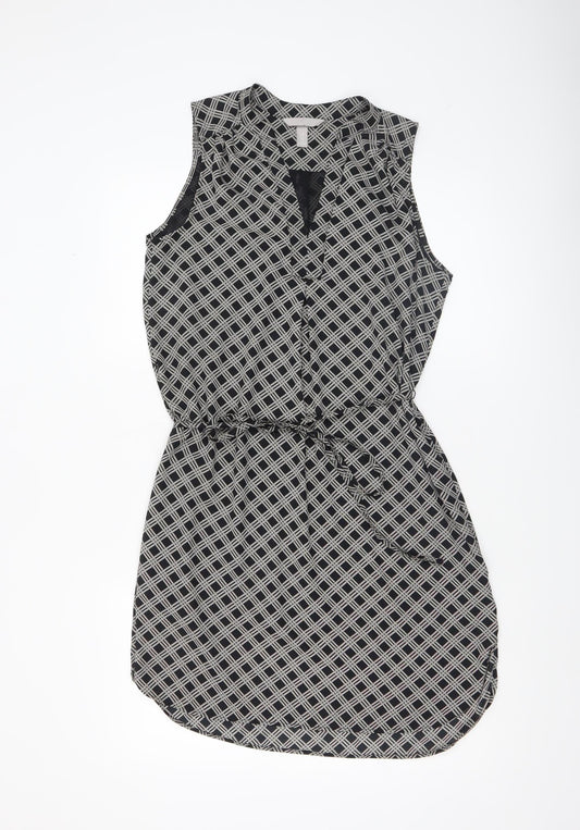 Womens UK Size 10 H&M Shirt Dress