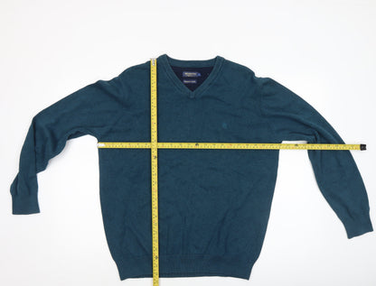 Mens UK Size L Benetti Blue Pullover Jumper