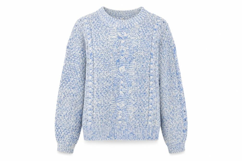 Womens UK Size M Sweewe Paris Blue Pullover Jumper