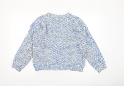 Womens UK Size M Sweewe Paris Blue Pullover Jumper