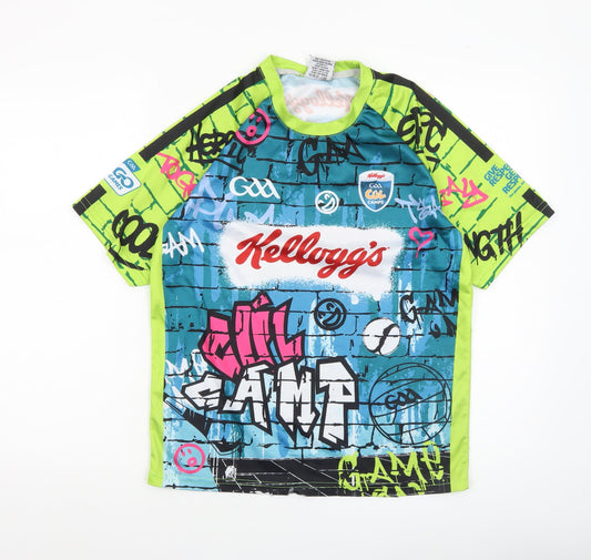 Azzurri Boys Multicoloured 5 Years Graphic Jersey T-Shirt