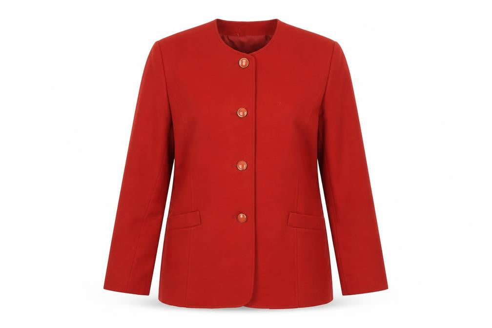Womens UK Size 8 Viyella Regular Red Blazer