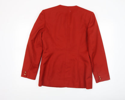 Womens UK Size 8 Viyella Regular Red Blazer