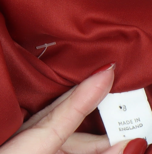 Womens UK Size 8 Viyella Regular Red Blazer