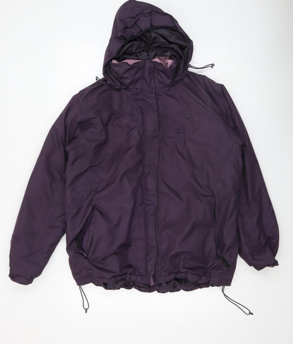 Womens UK Size 16 Peter Storm Purple Parka Coat