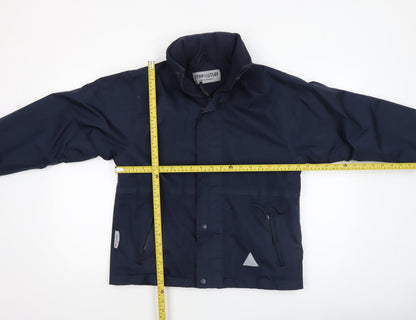 Boys UK Size 11-12 Years Result Blue Rain Coat