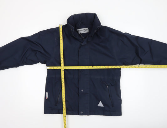 Boys UK Size 11-12 Years Result Blue Rain Coat