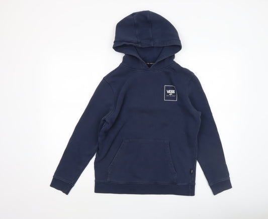 Boys UK Size L VANS Blue Pullover Hoodie