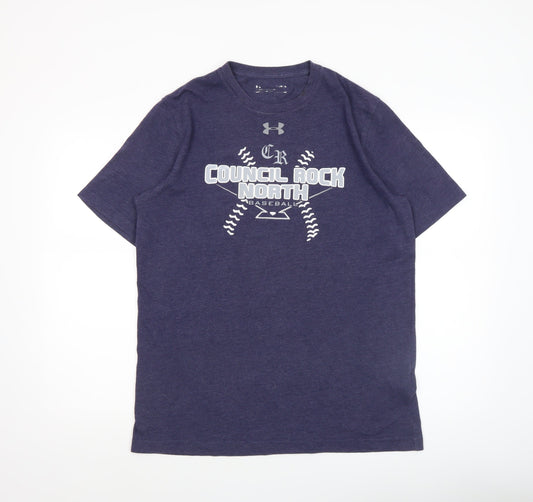 Mens UK Size M Under armour Blue  T-Shirt