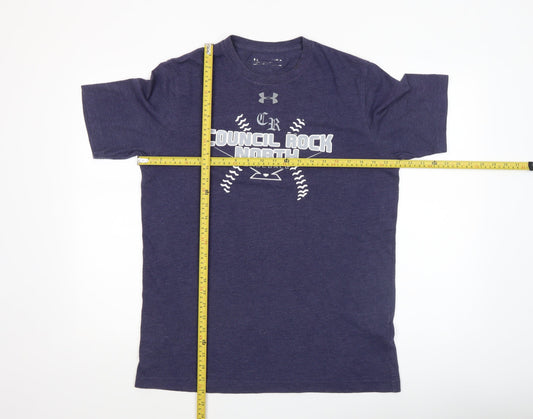 Mens UK Size M Under armour Blue  T-Shirt