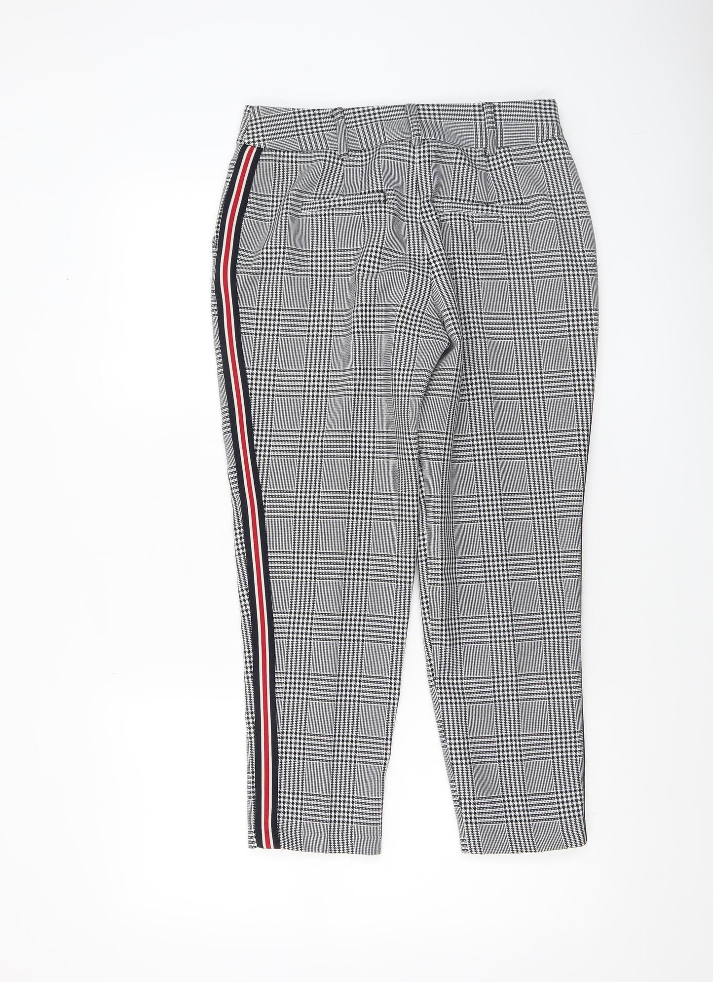 Womens UK Size 6 Dorothy Perkins Slim Fit Cropped Grey Trousers