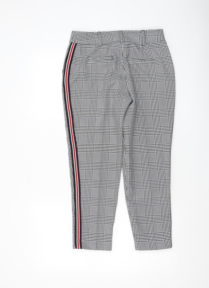 Womens UK Size 6 Dorothy Perkins Slim Fit Cropped Grey Trousers