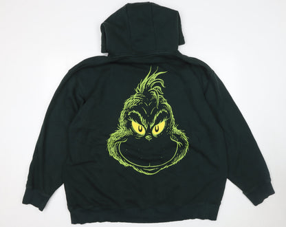 Mens UK Size 3XL The Grinch Green Pullover Hoodie