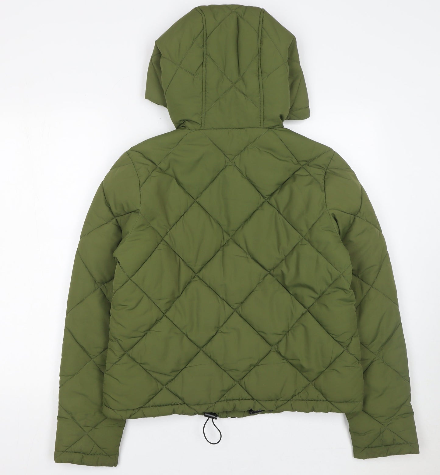 Womens UK Size S Noisy may Green Puffer Jacket