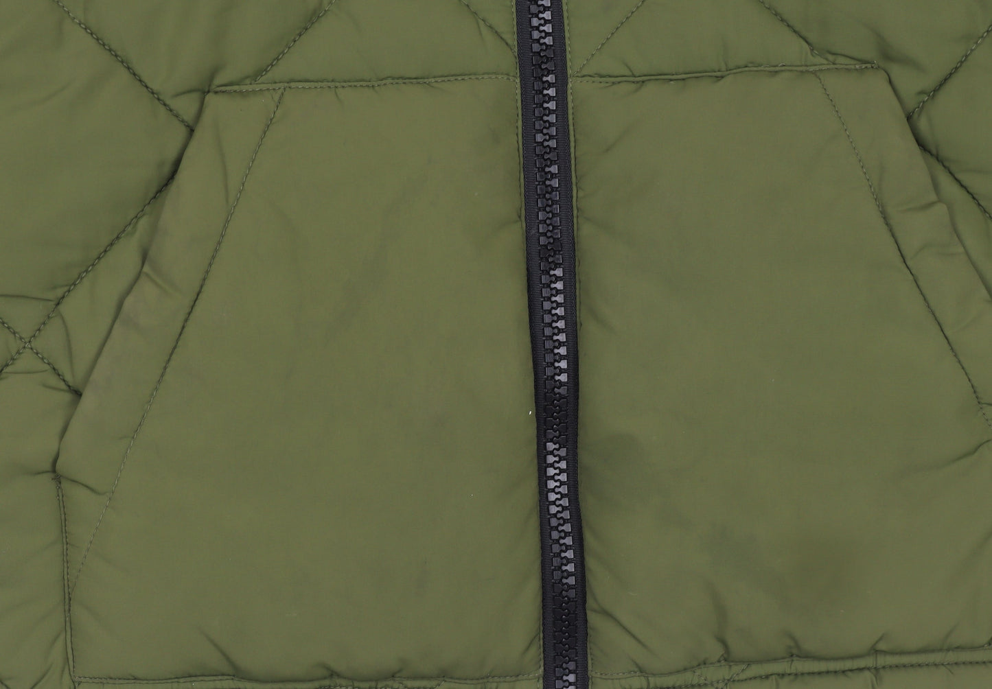 Womens UK Size S Noisy may Green Puffer Jacket
