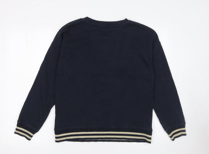 Womens UK Size M NEXT Blue Pullover Sweatshirt